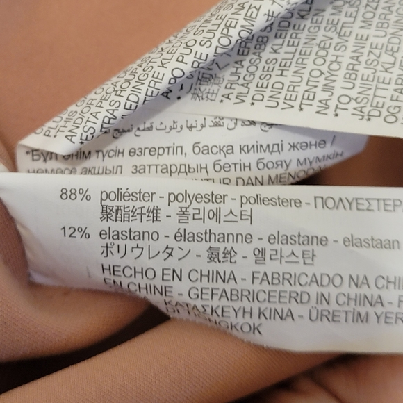 Zara Basic Women's Faux Leather Pink Belted Jacket Size XS - Picture 4 of 6